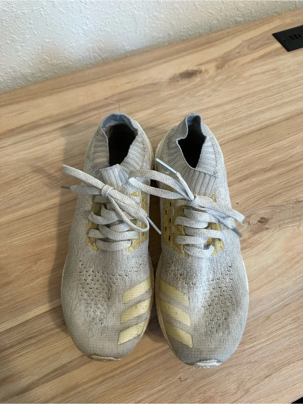 adidas Ultra Boost Men's Sneakers - Light Gray/Cream